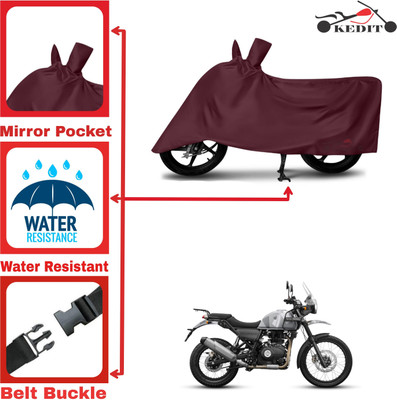 KEDIT Two Wheeler Cover for Royal Enfield(Himalayan, Maroon)