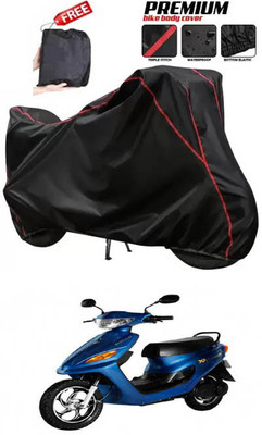 DeepShakshi AUTOMOTIVE Two Wheeler Cover for Indus(Yo Electron, Black)