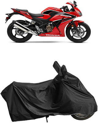 MMSSTAR Waterproof Two Wheeler Cover for Honda(CBR300R BS6, Black)