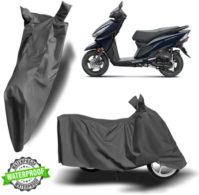 NG Auto Front Waterproof Two Wheeler Cover for Honda(Grazia, Grey)