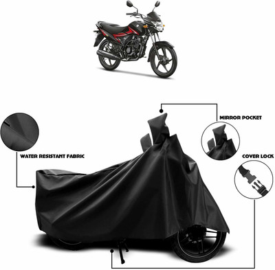DeepShakshi AUTOMOTIVE Two Wheeler Cover for Suzuki(Hayate EP, Black)