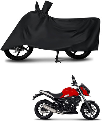 KEDIT Two Wheeler Cover for Mahindra(MOJO XT 300, Black)
