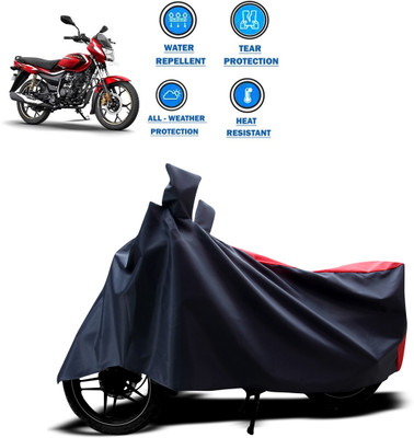 CODOKI Waterproof Two Wheeler Cover for Bajaj(Platina 110, Red)