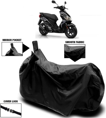 MMSSTAR Waterproof Two Wheeler Cover for Yamaha(Jog R, Black)