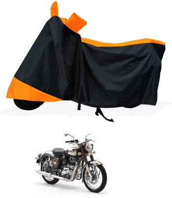 Tricway Two Wheeler Cover for Royal Enfield(Classic 350, Orange)