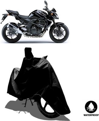 Amexride Waterproof Two Wheeler Cover for Kawasaki(Z750, Black)