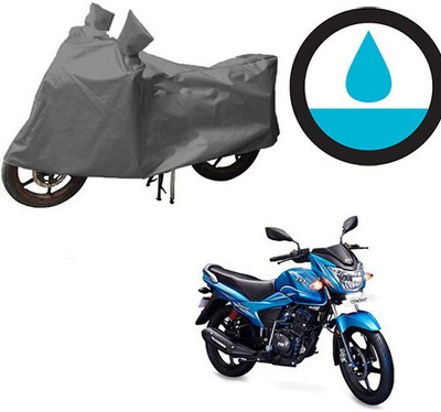DeepShakshi AUTOMOTIVE Waterproof Two Wheeler Cover for TVS(Victor New, Grey)