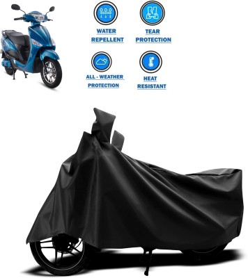 DeepShakshi AUTOMOTIVE Two Wheeler Cover for Hero(Electric Optima, Black)