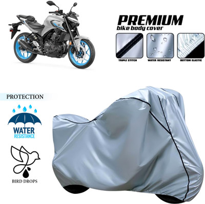 CODOKI Waterproof Two Wheeler Cover for Yamaha(MT 03, Silver)