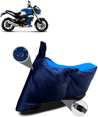 AutoGalaxy Waterproof Two Wheeler Cover for Mahindra(Blue)