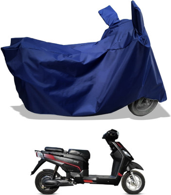 Amexride Two Wheeler Cover for Hero Electric(Electric NYX, Blue)