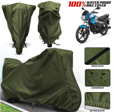 AutoGalaxy Waterproof Two Wheeler Cover for Hero(Passion, Green)