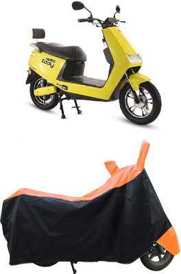 Coxtor Waterproof Two Wheeler Cover for Hero(Electric EDDy, Orange)