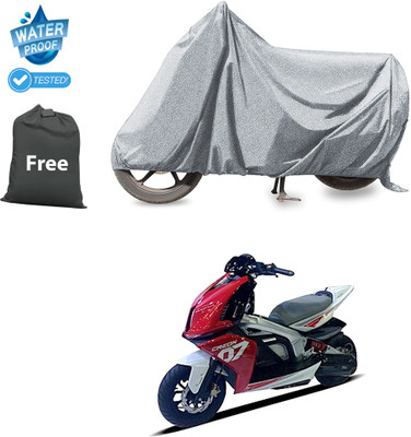 CODOKI Waterproof Two Wheeler Cover for TVS(Creon BS6, Silver)