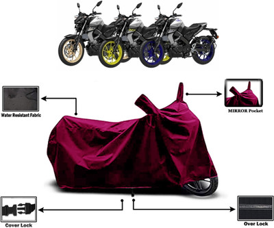 Amexride Two Wheeler Cover for Yamaha(MT-15 BS6, Maroon)