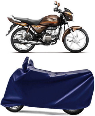 AUCTIMO Two Wheeler Cover for Hero(Splendor Pro, Blue)