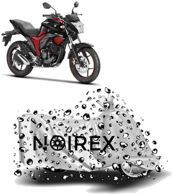 NOIREX Two Wheeler Cover for Suzuki(Gixxer, Silver)