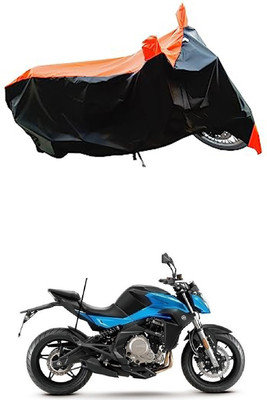 VESMEI Two Wheeler Cover for CFMoto(650 NK, Orange)