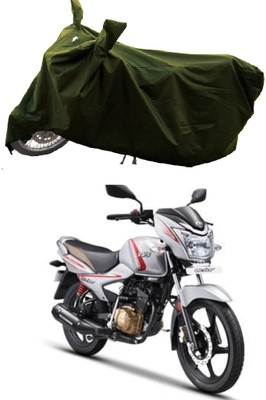 GROFATIK Two Wheeler Cover for TVS(Victor Premium BS6, Green)