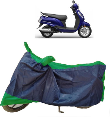 DIGGU Two Wheeler Cover for Suzuki(New Access 125, Multicolor)