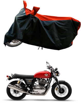DeepShakshi AUTOMOTIVE Waterproof Two Wheeler Cover for Royal Enfield(Interceptor 650, Red)