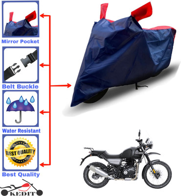 KEDIT Two Wheeler Cover for Royal Enfield(Himalayan, Red, Blue)