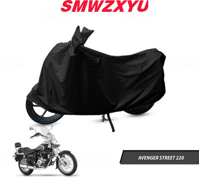 smwzxyu Waterproof Two Wheeler Cover for Bajaj(Avenger Street 220, Black)