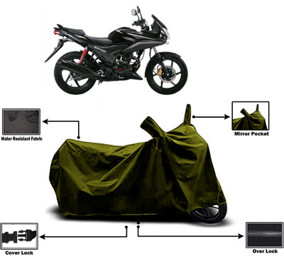 Amexride Two Wheeler Cover for Honda(Stunner CBF, Green)