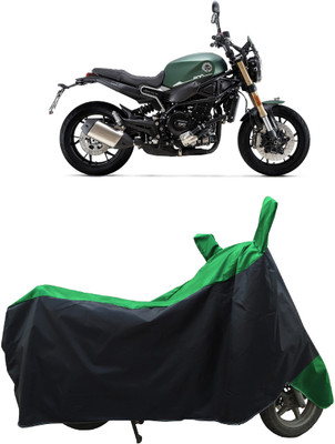 Coxtor Waterproof Two Wheeler Cover for Benelli(Leoncino 800, Green)