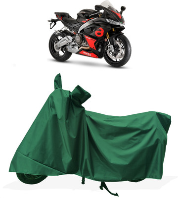 Tricway Two Wheeler Cover for Aprilia(RS 660 BS6, Green)