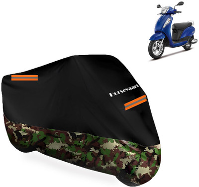 Horseyaart Waterproof Two Wheeler Cover for Suzuki(New Access 125, Multicolor)