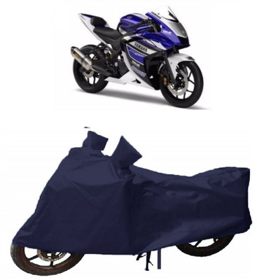 Varnwal E Commerce Waterproof Two Wheeler Cover for Yamaha(YZF R25, Blue)
