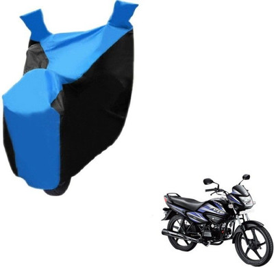 MWBB Waterproof Two Wheeler Cover for Hero(Splendor NXG, Black, Blue)