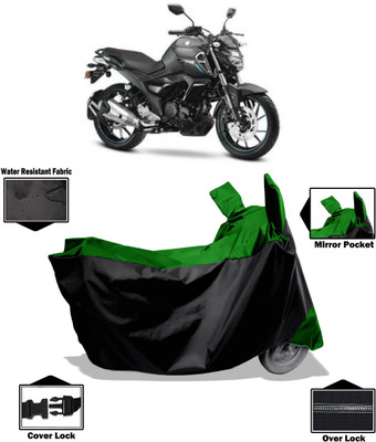 Amexride Two Wheeler Cover for Yamaha(FZ-Fi Version 3.0, Green)