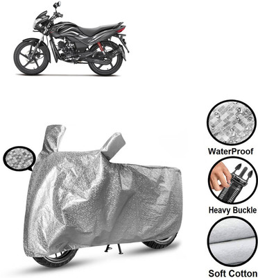 PAGORA Waterproof Two Wheeler Cover for Hero(Passion Xpro, Silver)