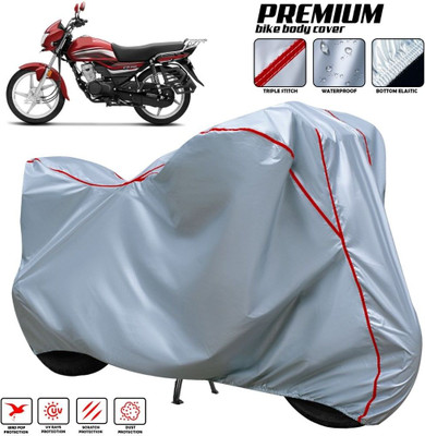 xodi Two Wheeler Cover for Honda(CD 110 Dream, Silver, Red, Multicolor)