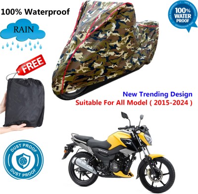 AUTOCAD Waterproof Two Wheeler Cover for TVS(Raider, Multicolor)