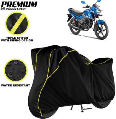 kerwa Waterproof Two Wheeler Cover for Honda(Livo, Black, Yellow)