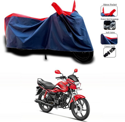 KEDIT Two Wheeler Cover for Hero(Passion Pro, Red, Blue)