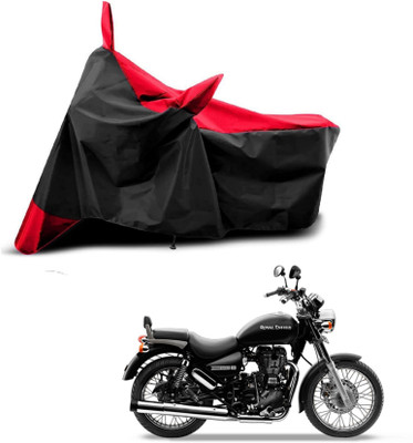 AASHTIK MART Two Wheeler Cover for Universal For Bike(Thunderbird 350, Red, Black)