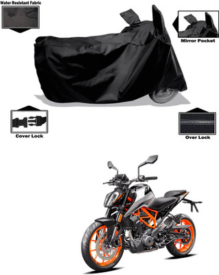 CODOKI Waterproof Two Wheeler Cover for KTM(390 Duke BS6, Black)
