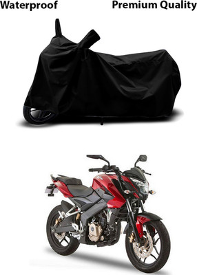 Mdstar Waterproof Two Wheeler Cover for Bajaj(Pulsar 180NS, Black)