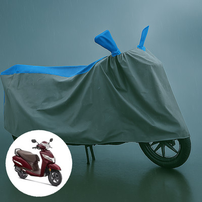 PAGORA Waterproof Two Wheeler Cover for Honda(Activa 125, Grey, Blue)