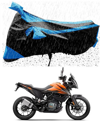 Furious3D Two Wheeler Cover for KTM(390 Adventure, Blue, Black)