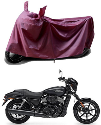 THE REAL ARV Waterproof Two Wheeler Cover for Triumph(Street 750, Maroon)