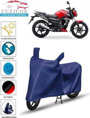 RAAMKM Waterproof Two Wheeler Cover for TVS(Raider, Blue)
