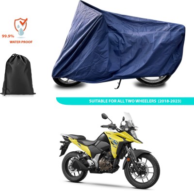 GOSHIV-car and bike accessories Waterproof Two Wheeler Cover for Suzuki(Blue)