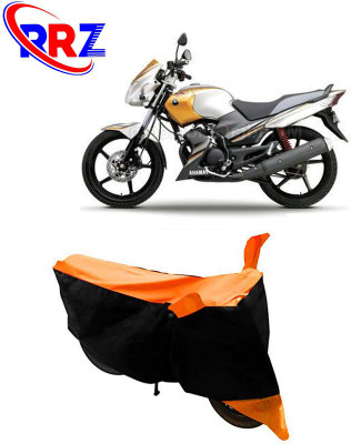 RRZ Waterproof Two Wheeler Cover for Yamaha(Gladiator SS, Black, Orange)