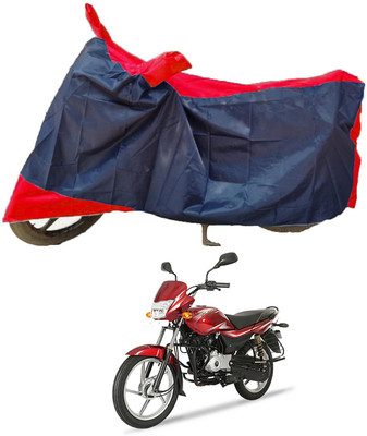 Mdstar Waterproof Two Wheeler Cover for Bajaj(Platina, Red, Blue)