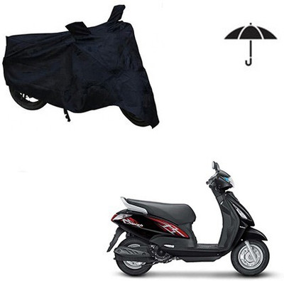 MMSSTAR Waterproof Two Wheeler Cover for Suzuki(Swish, Black)